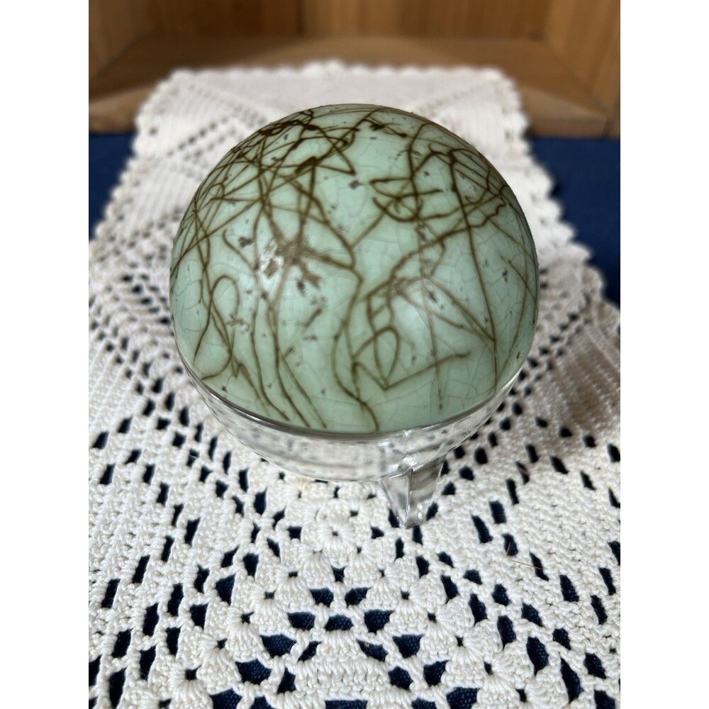 Vintage Green Bakelite Sphere Perfume Holder - No Perfume bottles